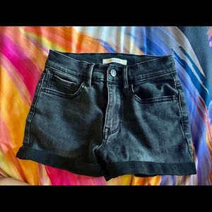 Black Hollister Shortie Shorts